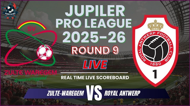 Tổng quan trước trận đấu Royal Antwerp vs Zulte Waregem